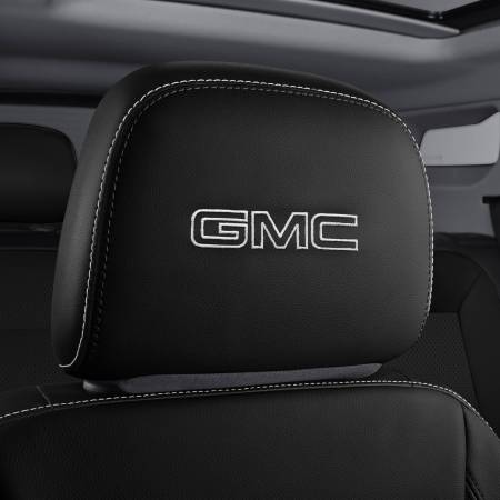 GM Accessories - GM Accessories 84594435 - Vinyl Headrest in Jet Black with Embroidered GMC Script [2021+ Terrain]
