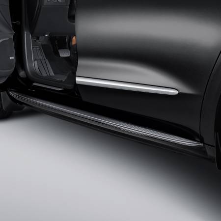 GM Accessories - GM Accessories 84604580 - Molded Assist Steps in Ebony Twilight Metallic with Bright Step Pad [2020+ Enclave]