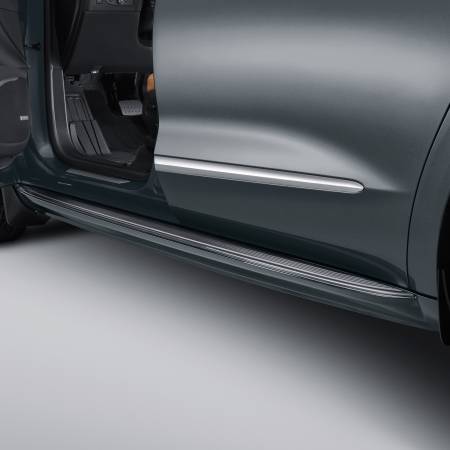GM Accessories - GM Accessories 84604589 - Molded Assist Steps in Dark Slate Metallic with Bright Step Pad [2021+ Enclave]