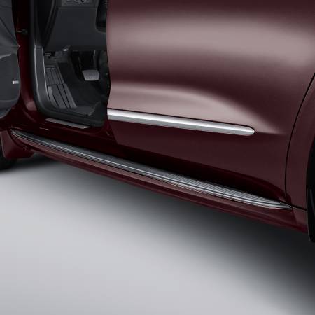 GM Accessories - GM Accessories 84604592 - Molded Assist Steps in Rich Garnet Metallic with Bright Step Pad [2020+ Enclave]