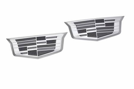 GM Accessories - GM Accessories 84672031 - Cadillac Emblems in Monochromatic Finish [2019+ XT4]