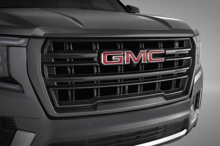 GM Accessories - GM Accessories 84960265 - Grille in Black with Satin Steel Surround and GMC Logo [2021-22 Yukon]