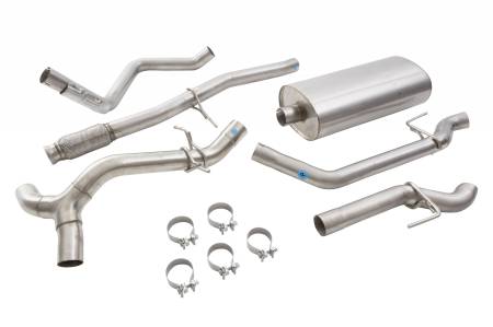 GM Accessories - GM Accessories 84964739 - 5.3L Short Wheel Base Cat-Back Dual Exit Exhaust Upgrade System [2019+ Silverado & Sierra]