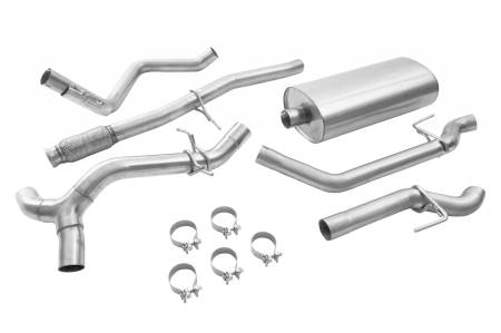 GM Accessories - GM Accessories 84964743 - 6.2L Long Wheel Base Cat-Back Dual-Exit Exhaust System Upgrade [2019+ Silverado & Sierra]