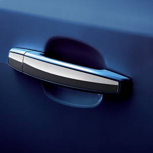 GM Accessories - GM Accessories 95107223 - Front and Rear Door Handles in Blue Ray Metallic with Chrome Strip [2014-16 Cruze]