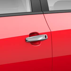 GM Accessories - GM Accessories 95257215 - Front and Rear Door Handles in Red Hot with Chrome Strip [2014-20 Sonic]