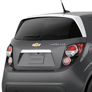 GM Accessories - GM Accessories 95326032 - Roof Mounted Spoiler Kit in White Diamond Tricoat [2014-16 Sonic]