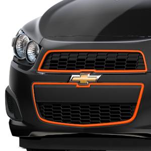 GM Accessories - GM Accessories 95942043 - Grille Surround Kit in Inferno Orange [2014-16 Sonic]