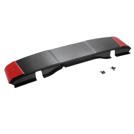 GM Accessories - GM Accessories 84400537 - C8 Corvette Visible Carbon Fiber Roof Panel with Torch Red Trim