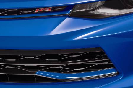 GM Accessories - GM Accessories 84411349 - Grille in Hyper Blue Metallic with Bowtie Logo and RS Emblem [2016-18 Camaro]