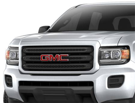 GM Accessories - GM Accessories 84193033 - Grille in Black with Silver Ice Metallic Surround and GMC Logo [2017-20 Canyon]