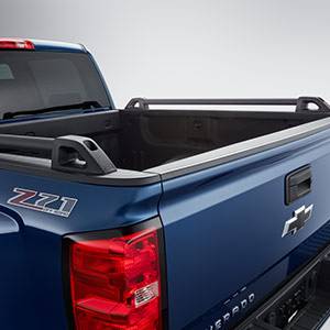 GM Accessories - GM Accessories 84359106 - Short Box Side Rails in Anthracite [2017-18 Silverado 1500]