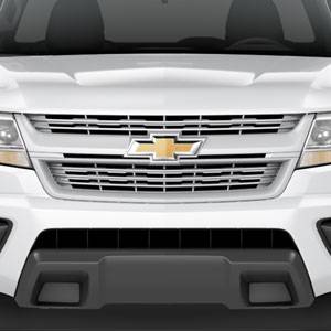 GM Accessories - GM Accessories 84434671 - Grille in Summit White with Bowtie Logo [2018-20 Colorado]