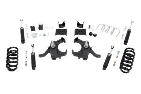 UMI Performance - UMI Performance 6400-1 - 1973-1987 GM C10 Lowering Kit (4.5"/6"), UMI shocks