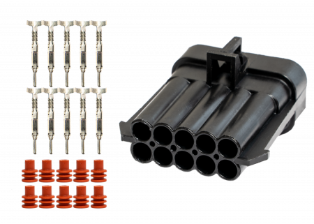 FuelTech - FuelTech 5011100093 - LS550 V8 10-Way Connector Kit