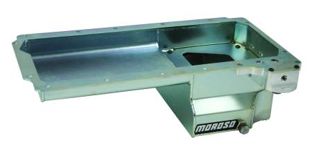 Moroso - Moroso 20142 - Oil Pan, GM LS, Early F-Body, Rear Sump, Road Race, Spin-On Oil Filter Adapter