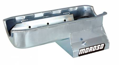 Moroso - Moroso 20196 - Oil Pan, SBC Pre-85, Dart Shp, 8.25 Inch Deep Stroker T-Sump, Windage Tray