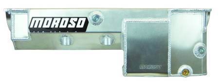 Moroso - Moroso 20485 - Oil Pan, BBC Mark IV, Double Power Kick Outs, 8 Inch Deep, Windage Tray