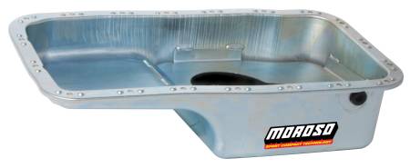 Moroso - Moroso 20911 - Oil Pan, Acura, Honda B Series, Stock Depth, Drainbacks