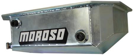 Moroso - Moroso 20919 - Oil Pan, Acura, Honda K Series, Notched For Chassis Fit, Road Race Baffled