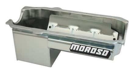 Moroso - Moroso 21017 - Oil Pan, SBC Pre-85, Dart Shp, Drag Race, Power Pouch, 8.25 Inch Deep