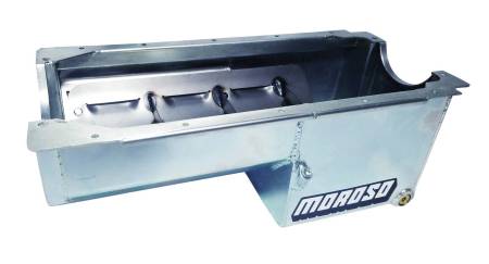 Moroso - Moroso 21019 - Oil Pan, Dart, Rocket Small Block, 8.25 Inch Deep T-Sump, Windage Tray