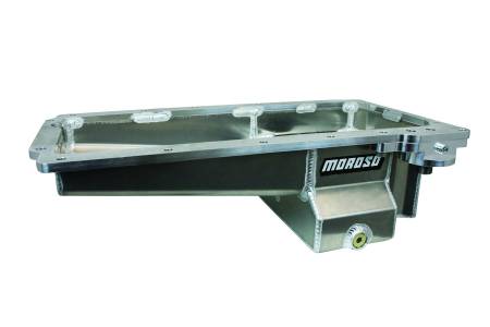 Moroso - Moroso 21159 - Oil Pan, GM LS, Swap, Road Race, Spin-On Oil Filter Adapter