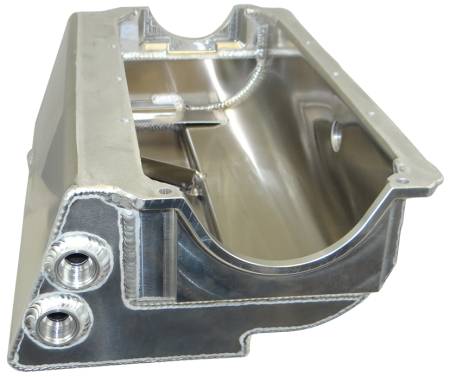 Moroso - Moroso 21556 - Oil Pan, Donovan 410, 2 Pick Ups, Sprint Car, 6.5 In Deep, Dry Sump