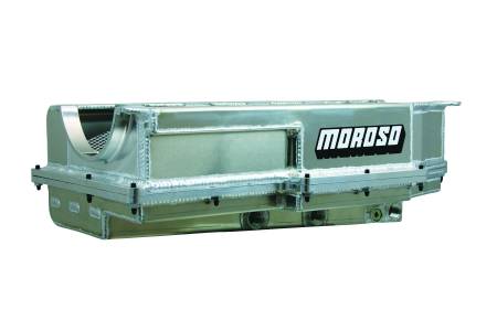 Moroso - Moroso 21597 - Oil Pan, Donovan, Drc2, Merlin Big Block, Two Piece, 3 Pick Ups, Drag Race, Dry Sump