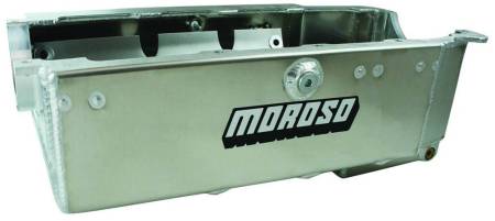 Moroso - Moroso 21600 - Oil Pan, BBC Mark IV, Double Power Kick Outs