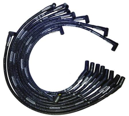 Moroso - Moroso 51574 - Wire Set Moroso Ultra BBF 351C, 390, 429, 460 Slvd Hei, 135 Ends, Black Wire