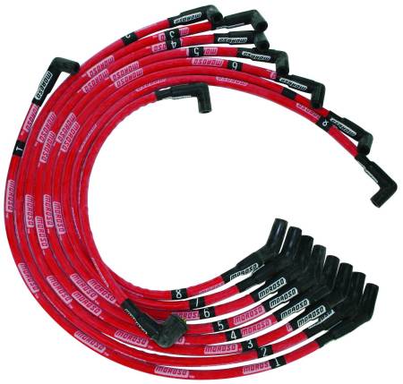 Moroso - Moroso 52574 - Wire Set Moroso Ultra BBF 351C, 390, 429, 460 Slvd Hei, 135 Ends, Red Wire