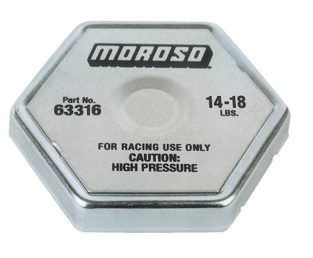 Moroso - Moroso 63316 - Radiator Cap, 16 Lb.