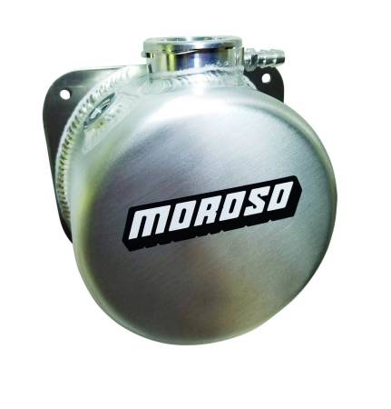 Moroso - Moroso 63651 - Tank, Coolant Expansion, Catch Can, Billet Neck, 1.5 Qt.