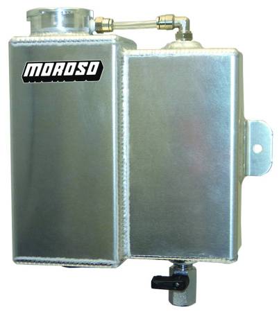 Moroso - Moroso 63772 - Tank, Dual Tank, Coolant Expansion & Recovery, Catch Can, Universal