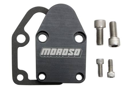 Moroso - Moroso 65395 - Fuel Pump Plate, Billet Aluminum, SBC