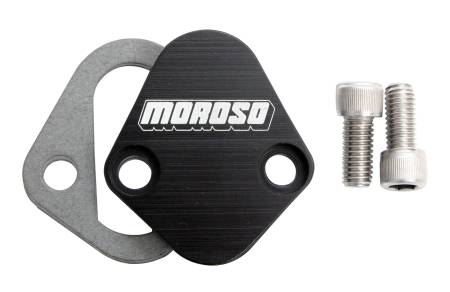 Moroso - Moroso 65396 - Fuel Pump Plate, Billet Aluminum, BBC, Chrysler 273-440, Ford