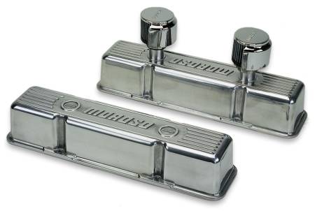 Moroso - Moroso 68370 - Valve Covers, SBC, Cast, 1 Valve Cover With 2 Breathers