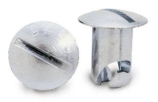 Moroso - Moroso 71340 - Quick Fastener, Oval, 5/16 In X .400, Steel, Silver