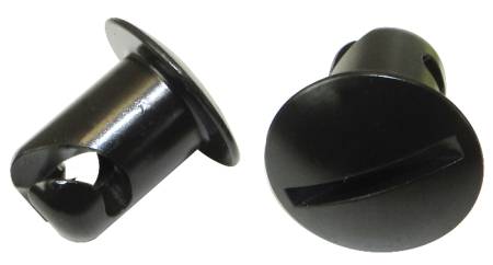 Moroso - Moroso 71358 - Quick Fastener, Oval, 7/16 In X .450, Steel, Black