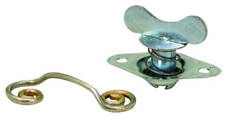 Moroso - Moroso 71460 - Quick Fastener, Self Ejecting, Winged, 5/16 In X .400, Steel, Silver