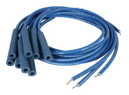 Moroso - Moroso 73226 - Ignition Wire Set, Blue Max, Universal, Blue, Straight