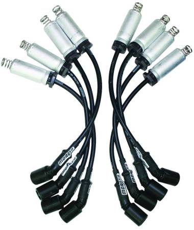 Moroso - Moroso 73704 - Ignition Wire Set, Ultra 40, Unsleeved, GM LS, 12 Inch, Black