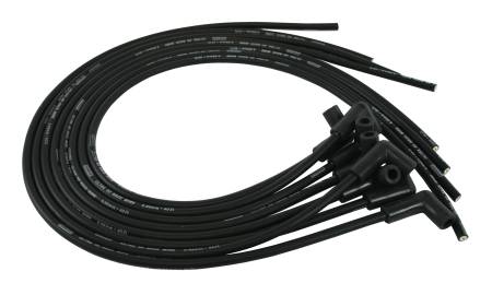 Moroso - Moroso 73814 - Ignition Wire Set, Ultra 40, Univ, 90 Deg Boots, Bk