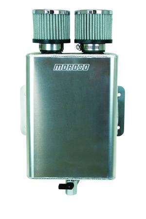 Moroso - Moroso 85390 - Tank, Breather, Vacuum Pump, Two Breathers, 16An