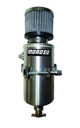 Moroso - Moroso 85456 - Tank, Breather, Catch Can, -6 AN Male Fitting