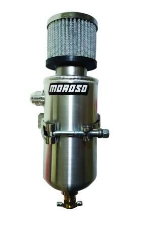Moroso - Moroso 85459 - Tank, Breather, Catch Can, -10 AN Male Fitting
