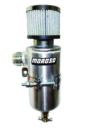 Moroso - Moroso 85475 - Breather Tank, Catch Can, 16An Male Fitting