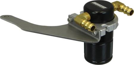 Moroso - Moroso 85681 - Separator, Air Oil, Catch Can, Small Body, Black Finish, Mustang Gt, 15-17
