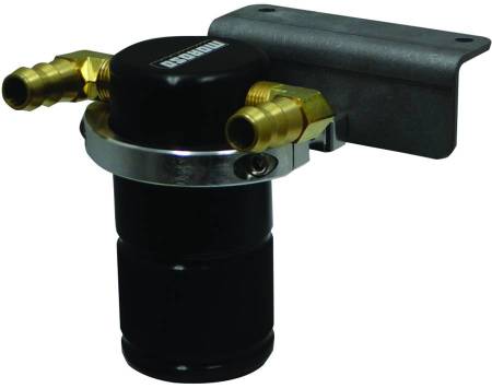 Moroso - Moroso 85703 - Separator, Air Oil, Catch Can, Small Body, Black Finish, Dodge Challenger, Charger Hellcat, 15-19